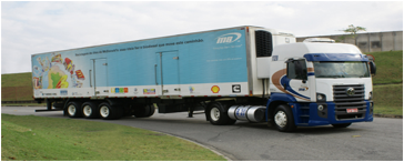 Descripción: Parte da frota de caminhões que abastece lojas da McDonalds será movida a biodiesel